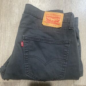 Levi's Men's Dark Gray 502 Jeans